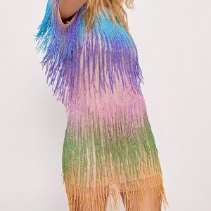 Nasty Gal Tassel Beaded dress eras tour